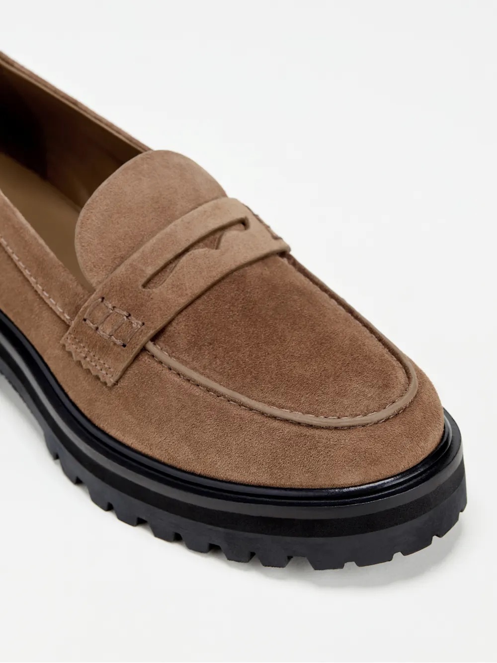 Reformation Agathea Chunky Loafer brown - Size 9.5 - Picture 2 of 8